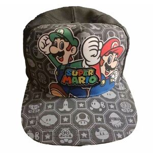 NINTENDO Super Mario Brothers Flat Bill SnapBack Youth OS
